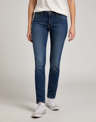 lee elly slim straight mid rise jeans