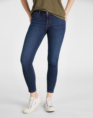 lee scarlett cropped skinny jeans