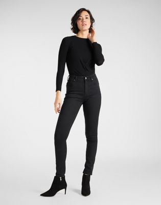 Ultra high 2025 waisted black jeans