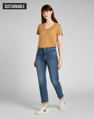 W' Carol Mid Wash Blue Denim Jeans Pants