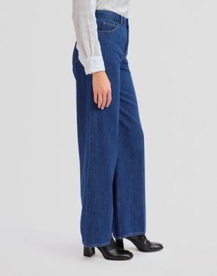 Stella Wide Leg Jean in Dark Eton