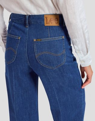 Stella Wide Leg Jean in Dark Eton