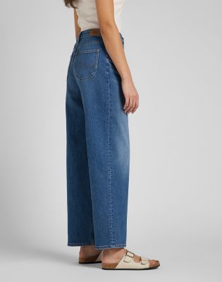 Lee high rise store wide leg jeans