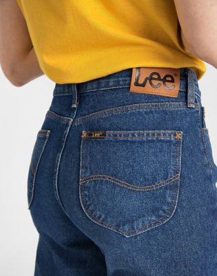 Mom Straight, Women - Jeans, Worn Lax, Lee