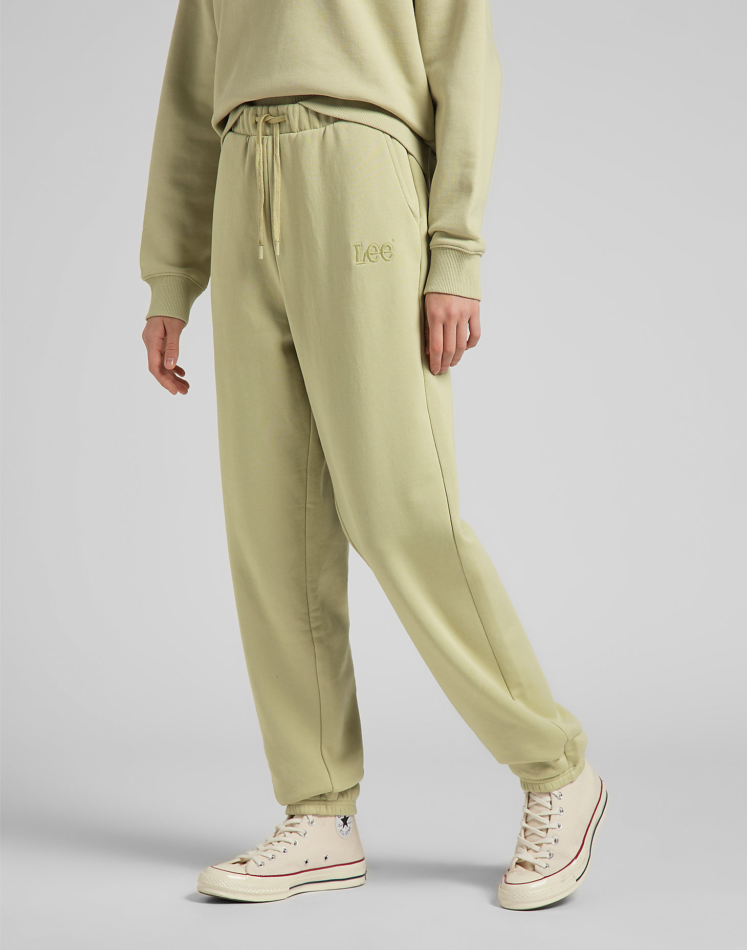 Relaxed Sweatpants in Pale Khaki alternative view 2
