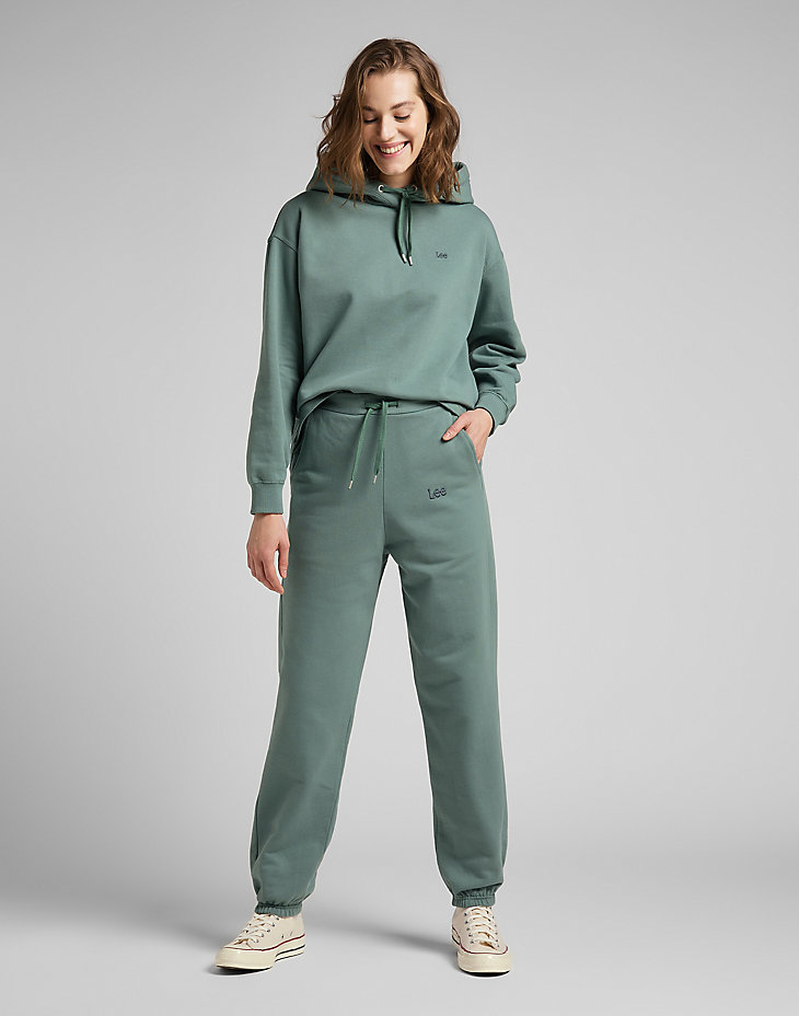 Relaxed Sweatpants in Steel Green main view