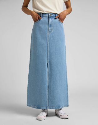 Maxi denim online rok