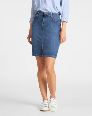 Lee denim cheap pencil skirt