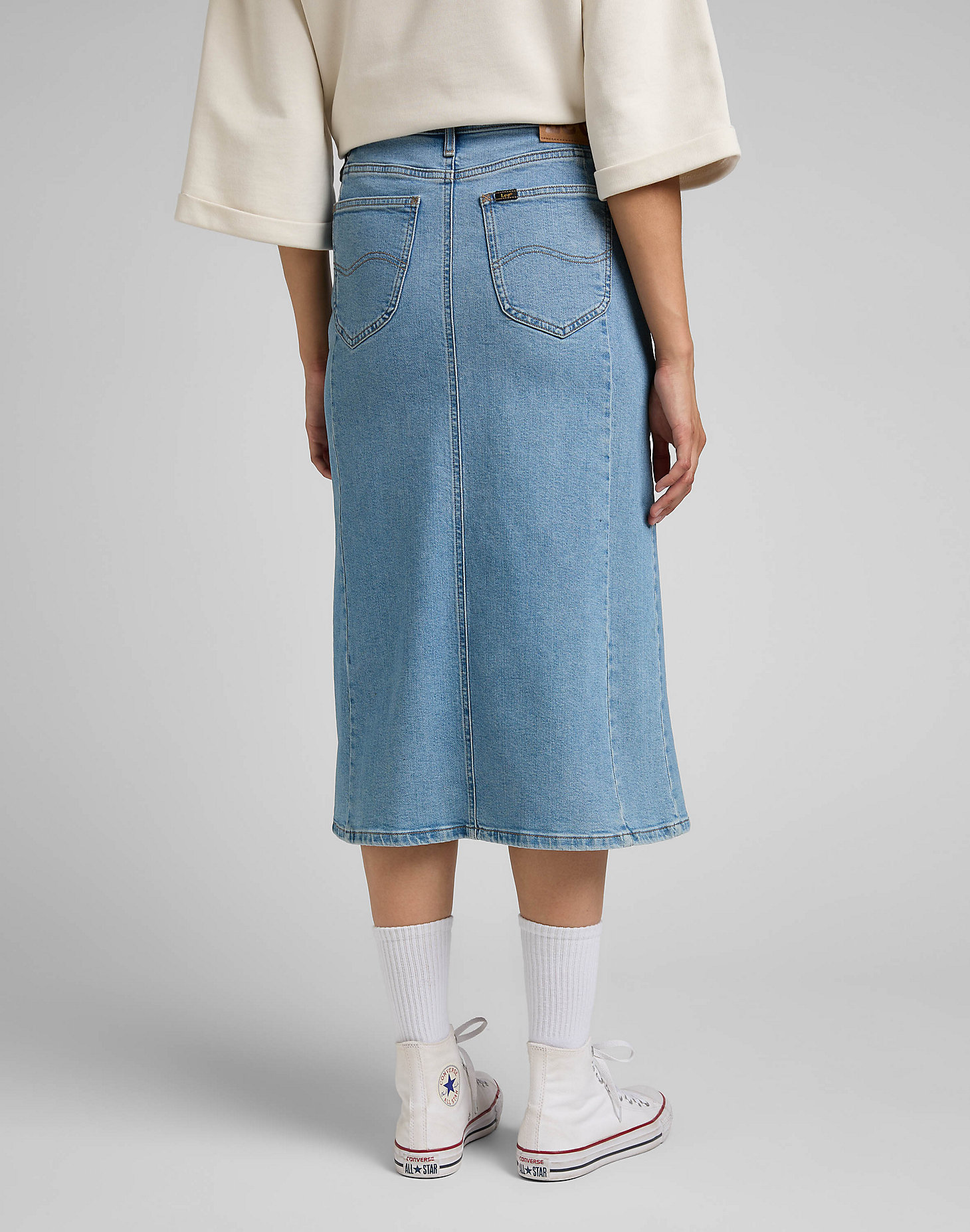 Midi Skirt in Partly Cloudy alternative view 1