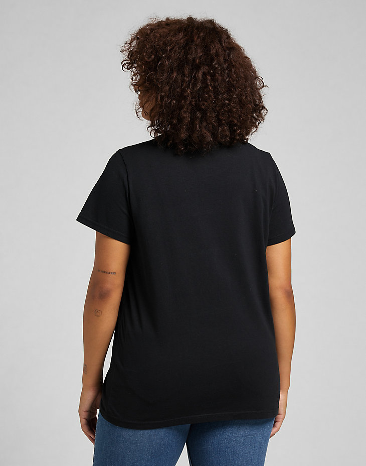 Graphic Tee in Black alternative view 7