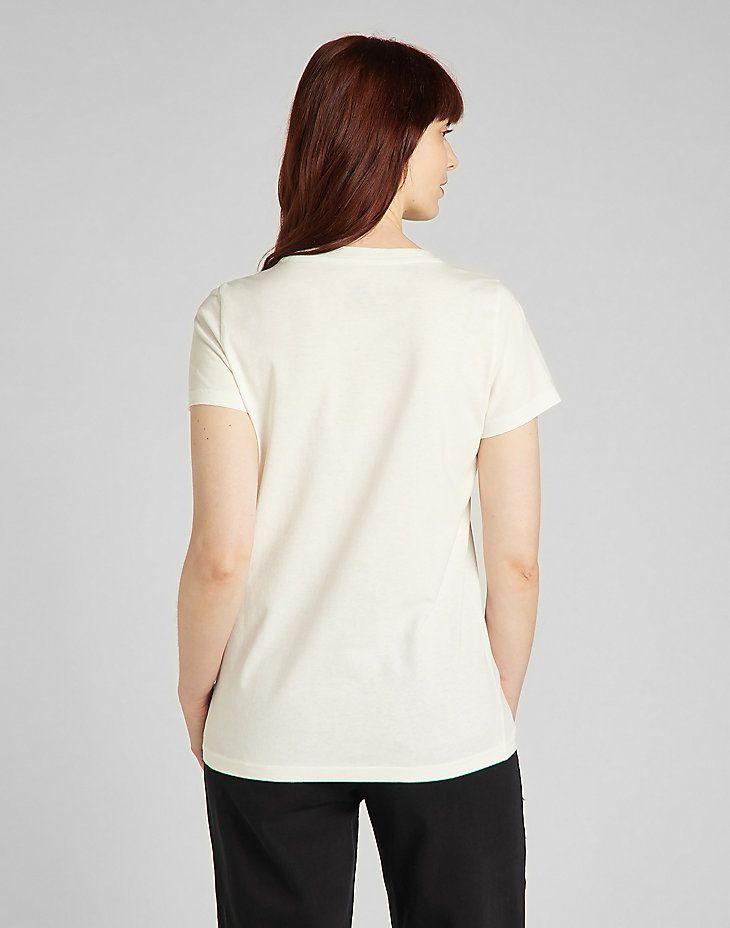 Graphic Tee in White Canvas alternative view