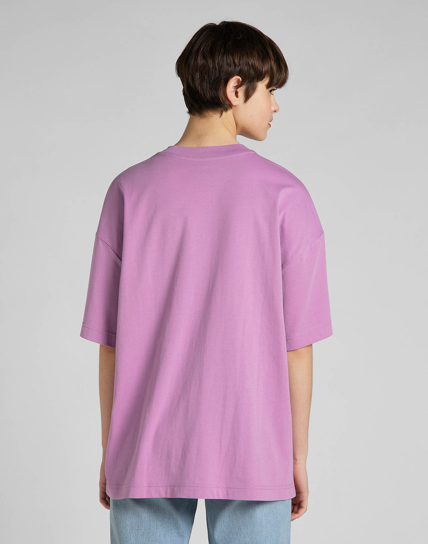Funnel Neck Long Sleeve in Pansy alternative view 1