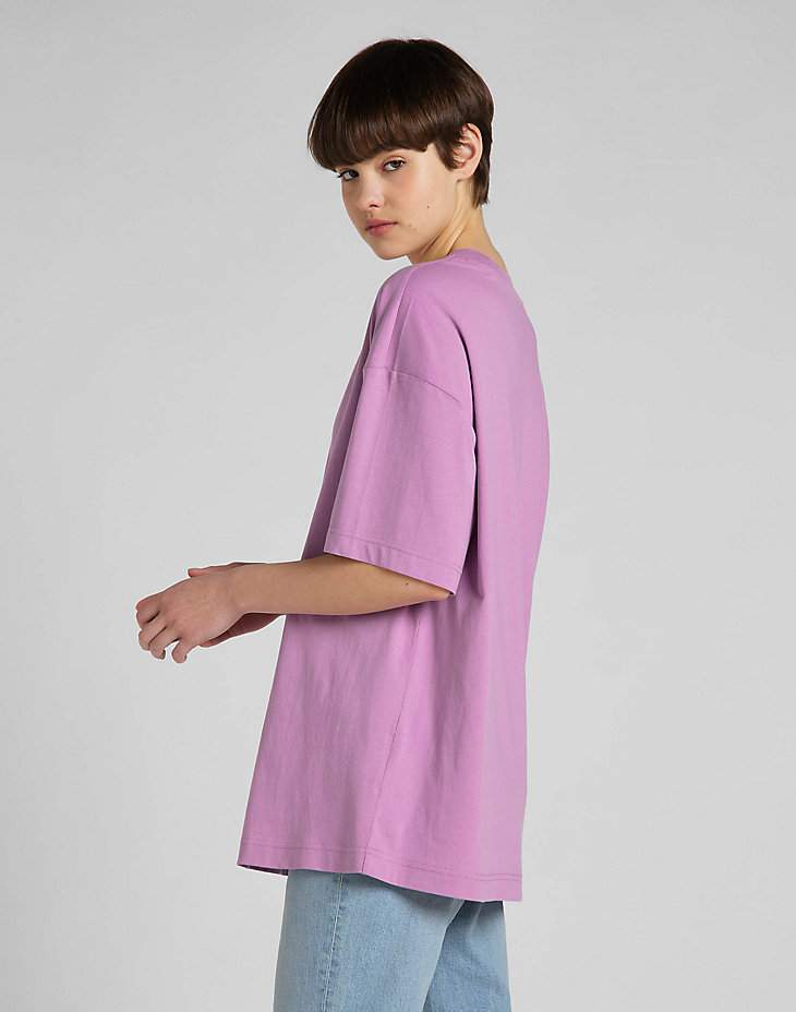 Funnel Neck Long Sleeve in Pansy alternative view 3