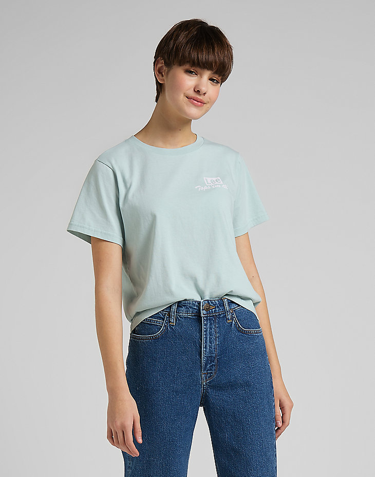Graphic Tee in Sea Green alternative view
