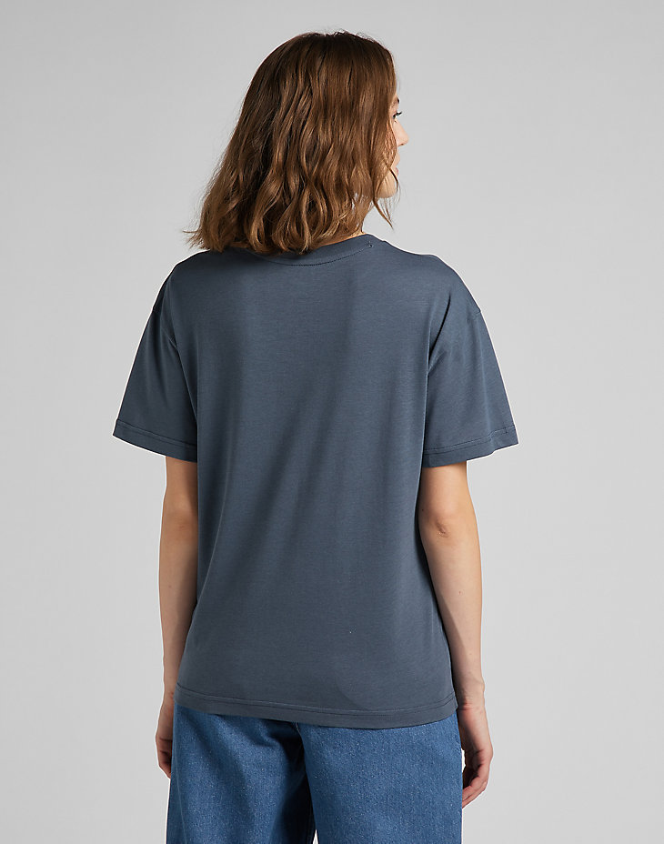 Relaxed Crew Tee in Washed Grey alternative view