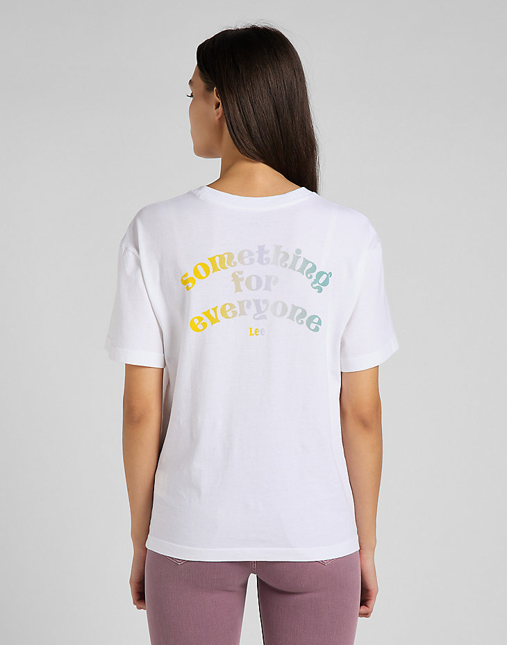 Relaxed Crew Tee in Bright White main view