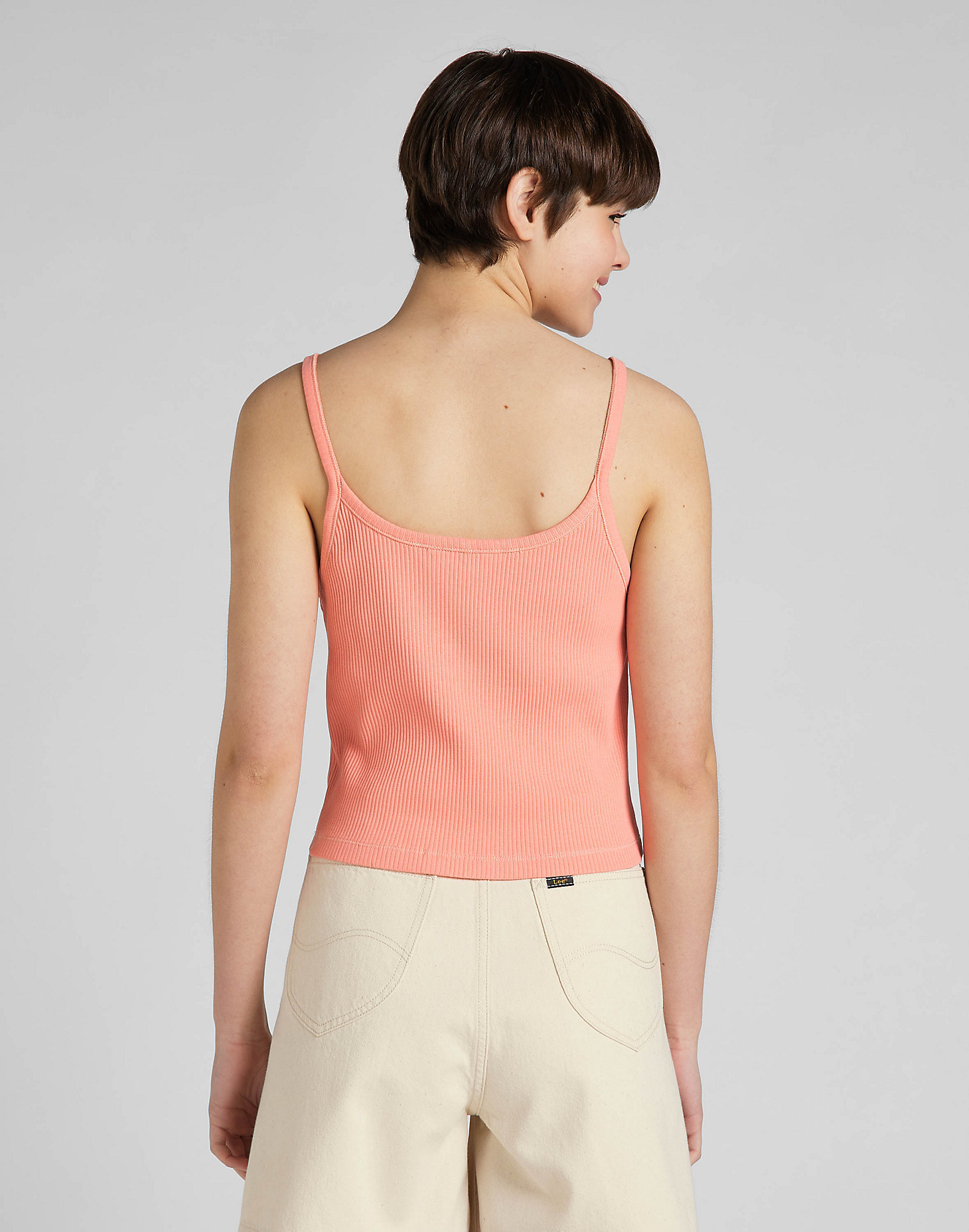 Summer Tank in Bright Coral alternative view 1