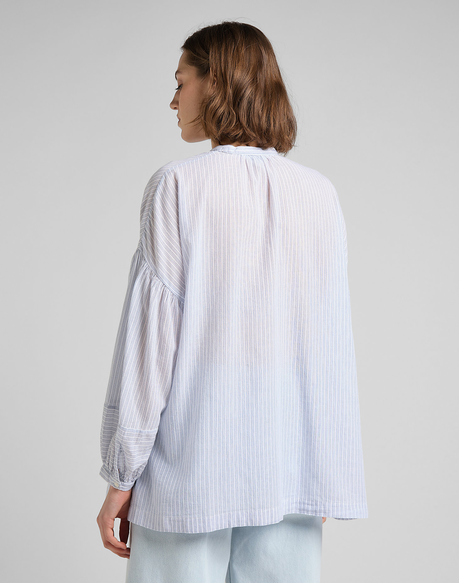 Relaxed Blouse in Bright White alternative view 1