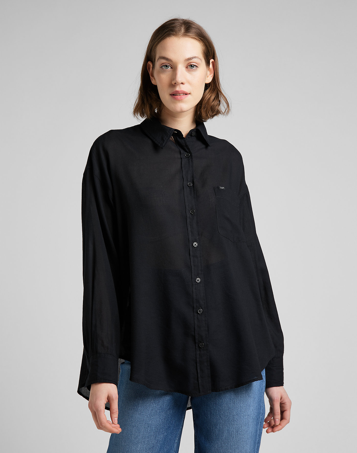 One Pocket Shirt in Black main view