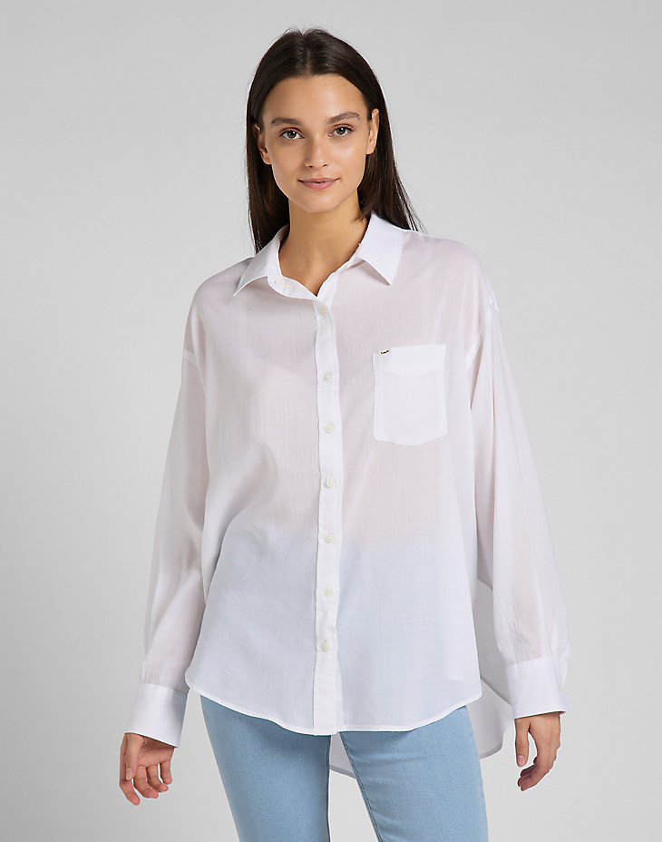 One Pocket Shirt in Bright White alternative view 2