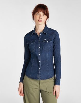 Blusa Mujer Slim Western Shirt Pepper FW1 - LEE Ecuador