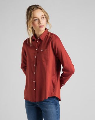 fitted denim shirt womens uk