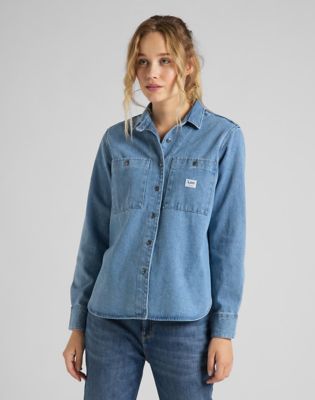 ladies denim tops uk