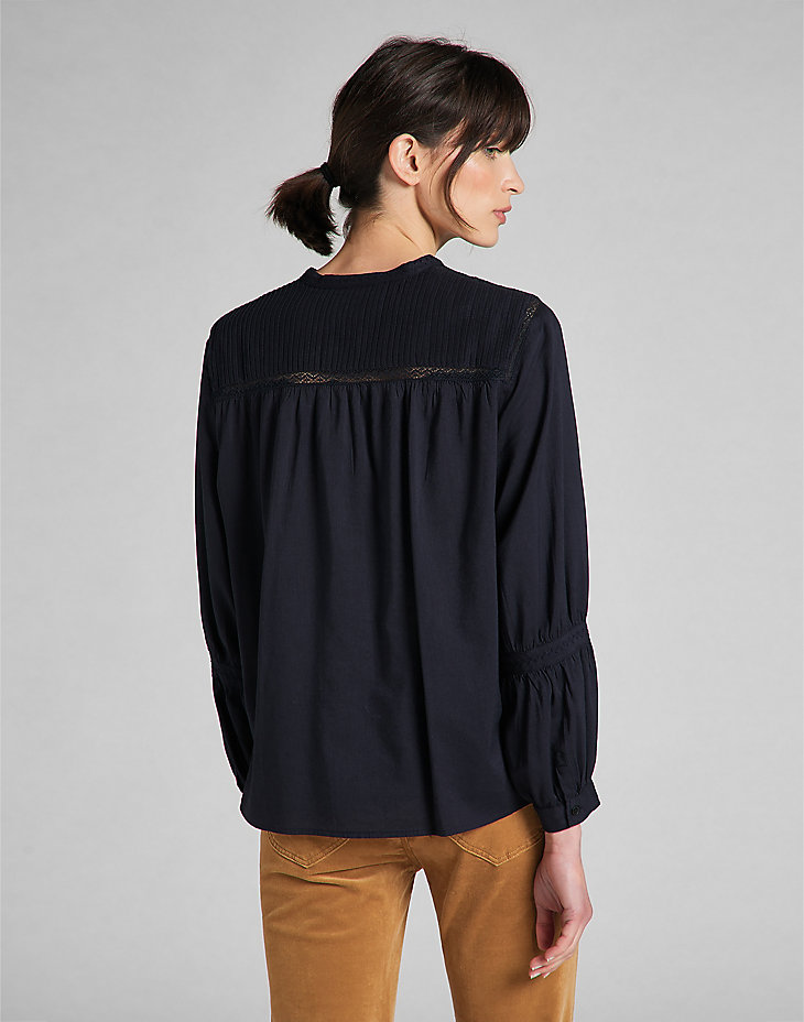 Floaty Blouse in Sky Captain alternative view