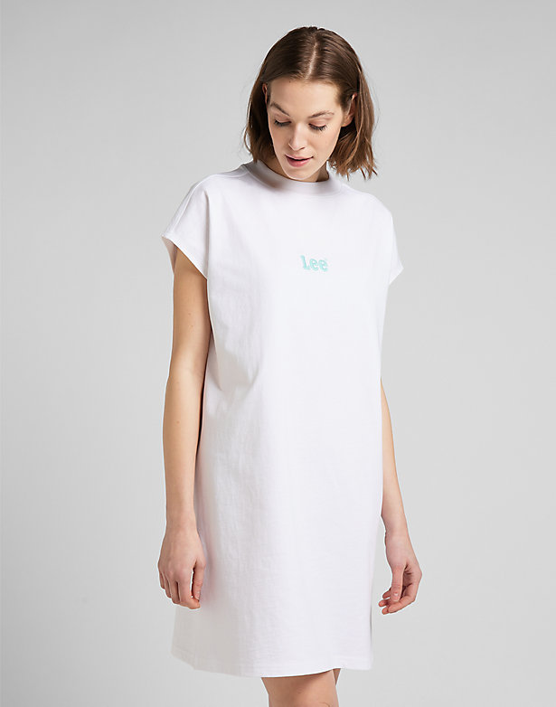 T-Shirt Dress in Bright White