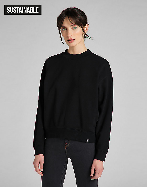 Western Sweatshirt in Black