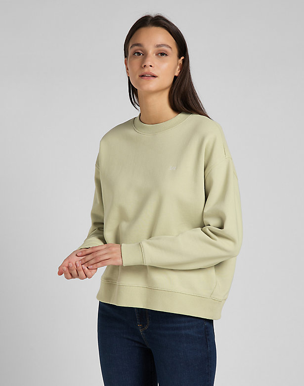 Sweatshirt in Pale Khaki