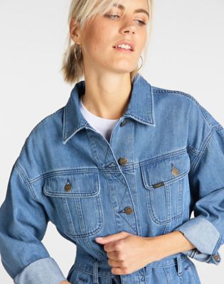 Lee oversized best sale denim jacket