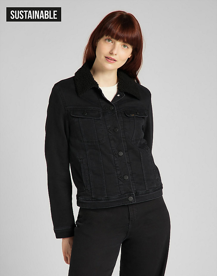 Sherpa Rider Jacket in Black Parker main view