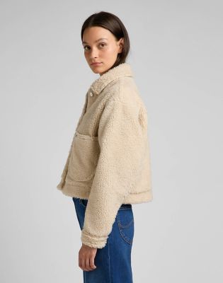 Cropped sherpa outlet