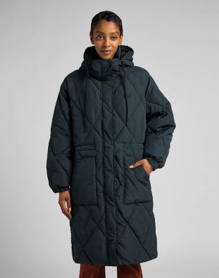 Lee long store puffer jacket