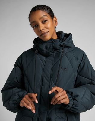 Lee long store puffer jacket