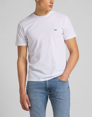 Regular Patch Logo Short Sleeve Tee in White