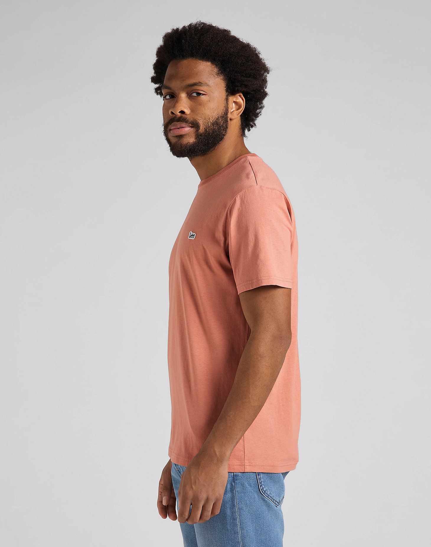Patch Logo Tee in Rust alternative view 3