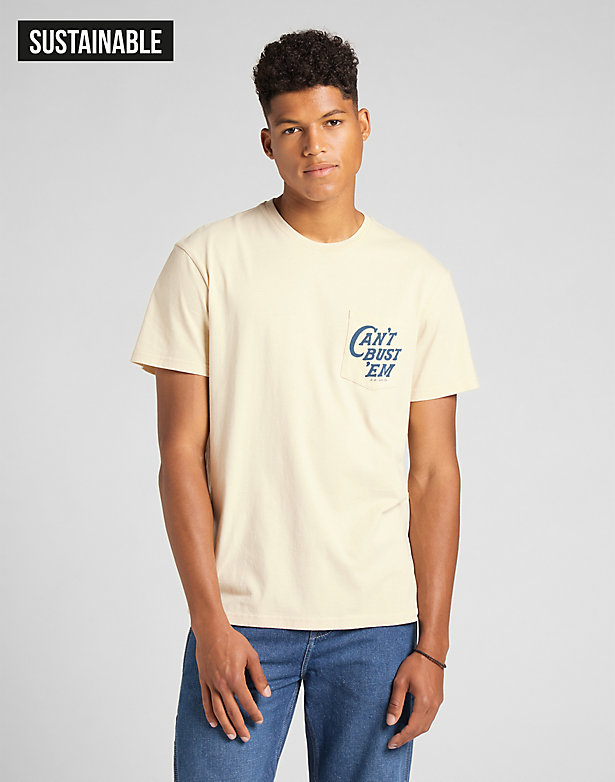 Can´T Bust´Em Tee in Beige