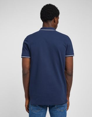 Pique Polo in Navy alternative view