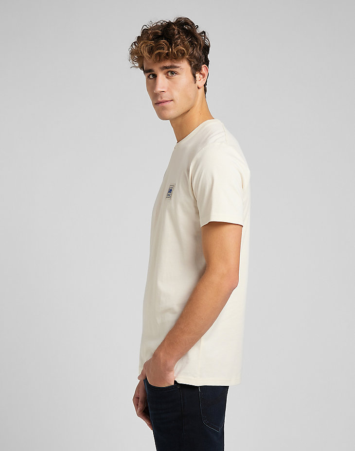 Branded Tee in Raw Cotton alternative view 5