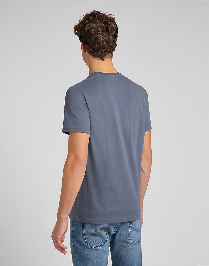 Branded Tee in Washed Grey alternative view