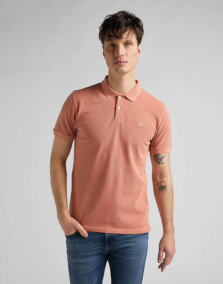 Natural Dye Polo in Rust alternative view 2