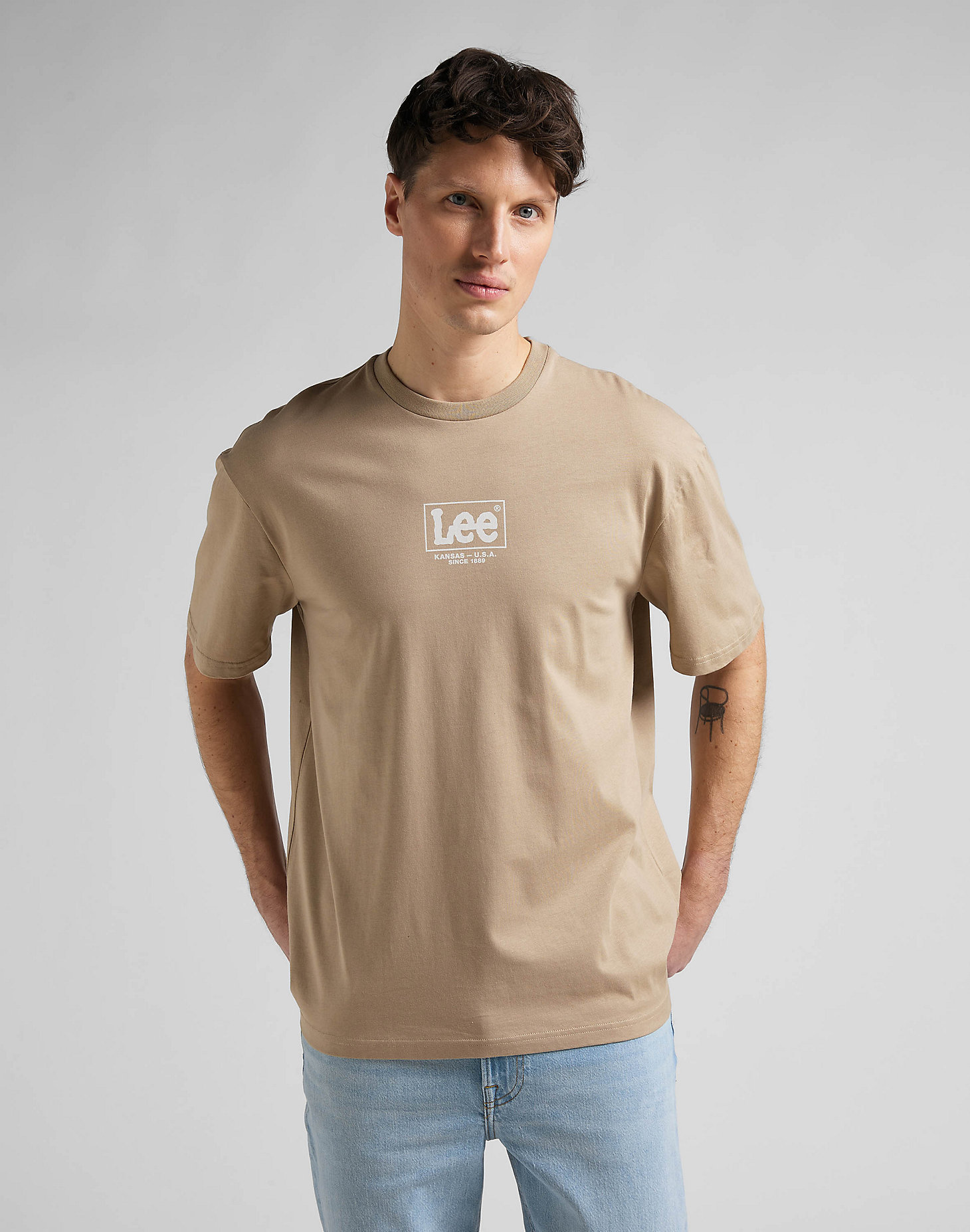 Logo Loose Tee in Clay main view