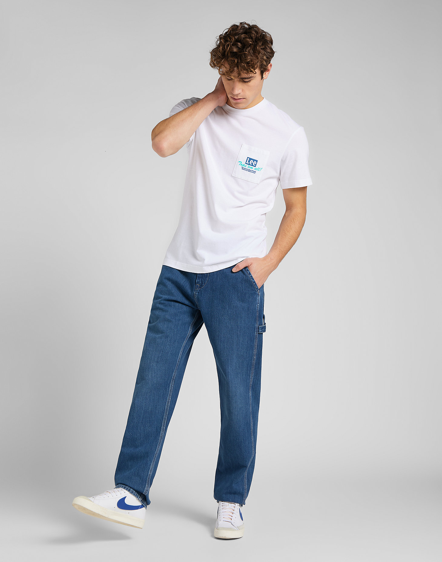 Lee Jeans Tee in Bright White alternative view 2