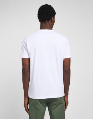 Wobbly Logo Tee | Men - T-Shirts | White | Lee | Ireland