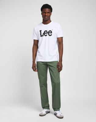 Wobbly Logo Tee in White alternative view 2