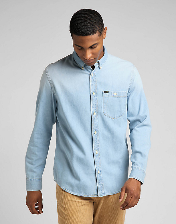 Riveted Shirt in Space Blue