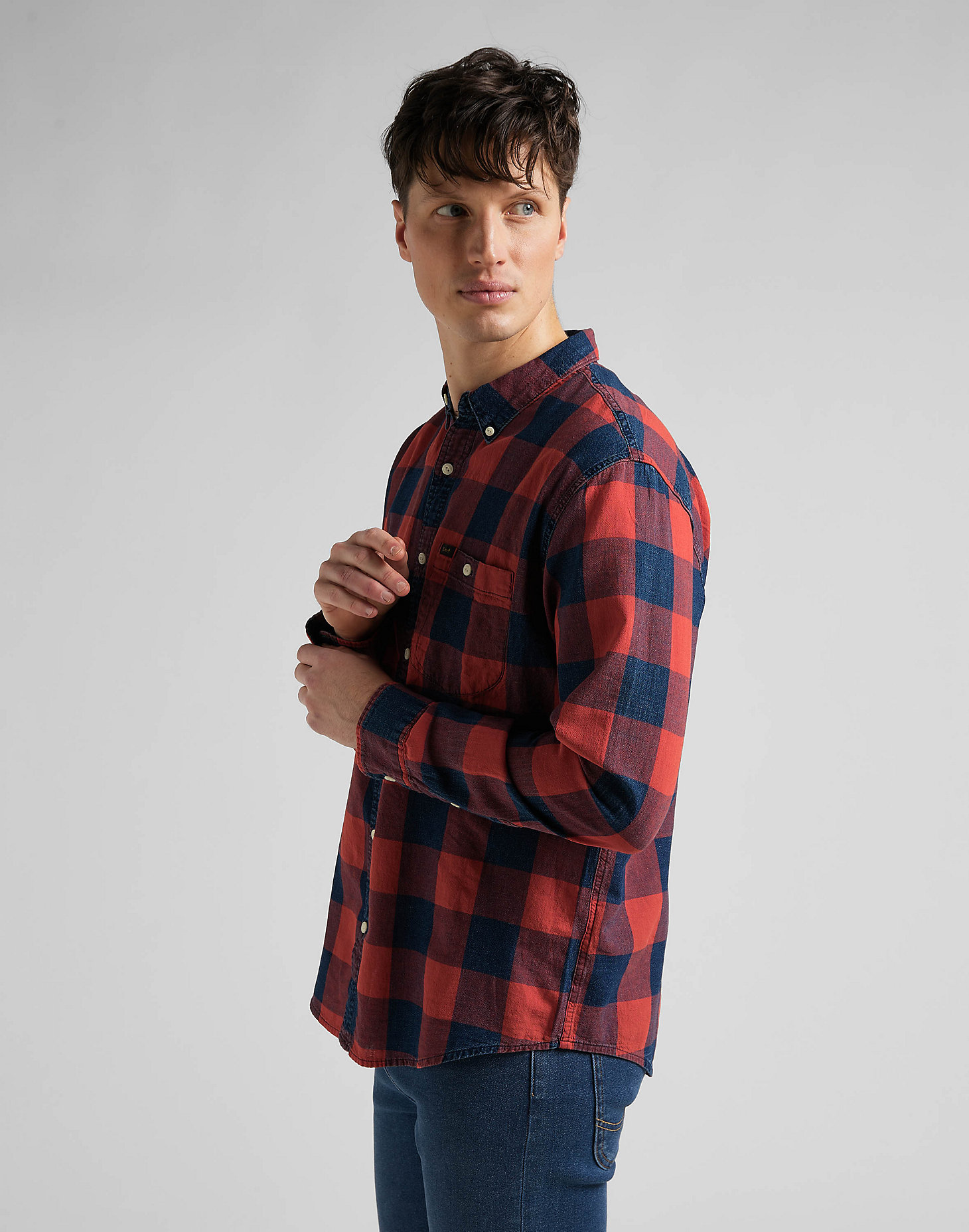 Riveted Shirt in Real Red alternative view 3