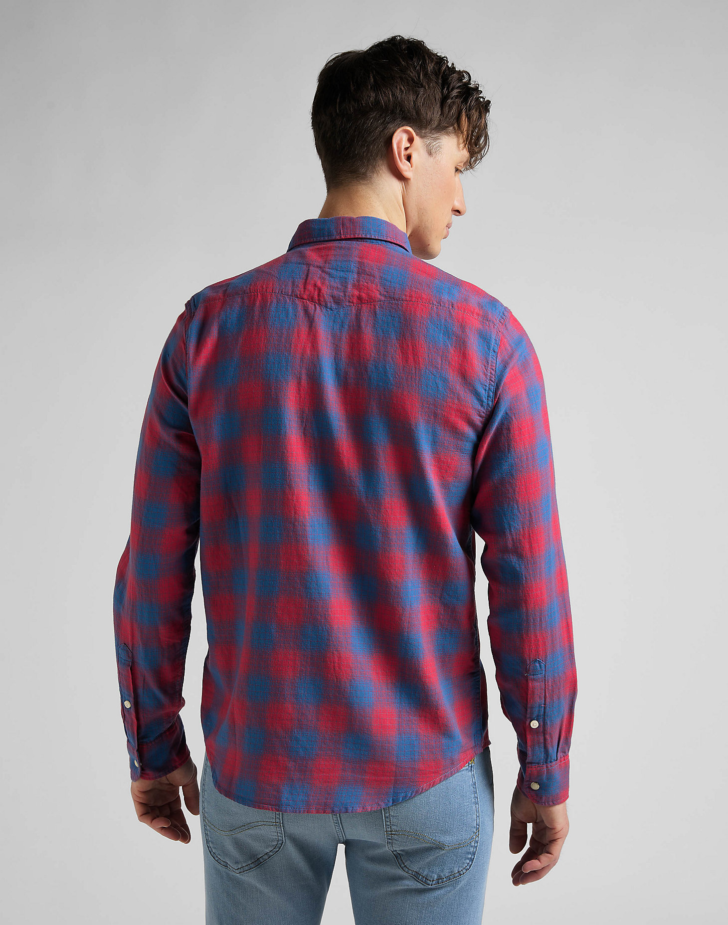 Clean Regular Western Shirt in Real Red alternative view 1